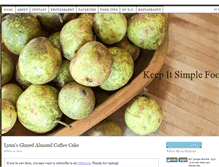 Tablet Screenshot of keepitsimplefoods.com